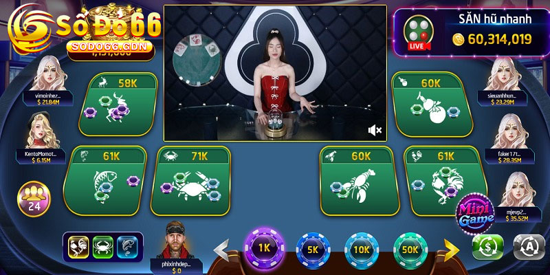 5 điểm hấp dẫn của Bầu Cua Live