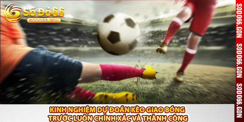 Kinh nghiệm dự đoán kèo giao bóng trước luôn chính xác và thành công
